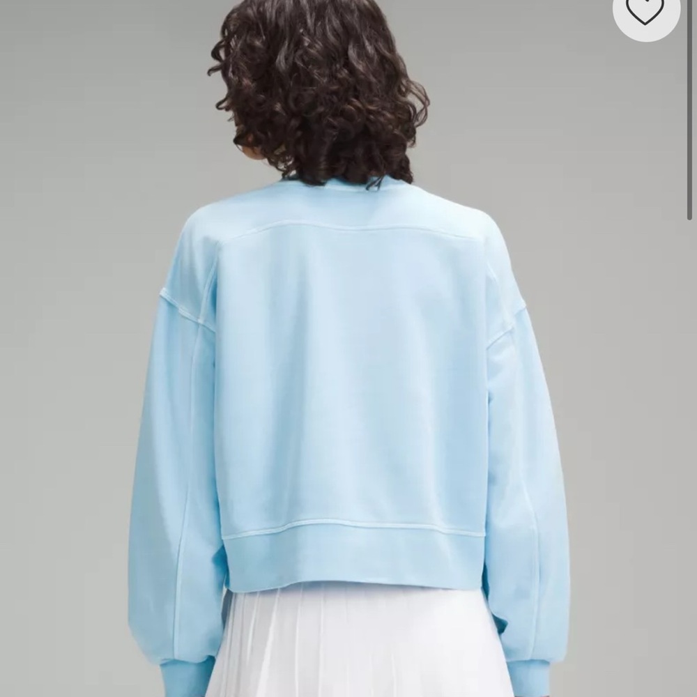 Lululemon Oversized Cropped Crew 10/12 - Picture 2 of 2